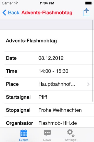 Flashmob HH screenshot 2