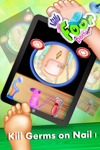 Little Foot Doctor - Kids Toe Nail Treatment Game screenshot 2