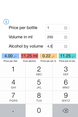 Alculator screenshot 2