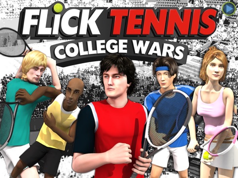 Flick Tennis HD screenshot 4