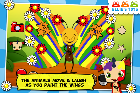 הכנפיים של אלי - משחק ציור יצירתי מצחיק לילדים screenshot 2
