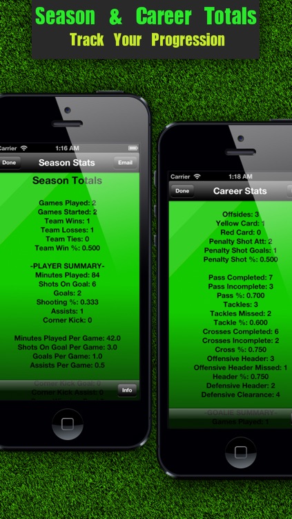 Soccer Stats Tracker Touch screenshot-3