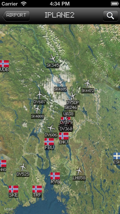 Norway Airport - iPlane2 Flight Information screenshot-3