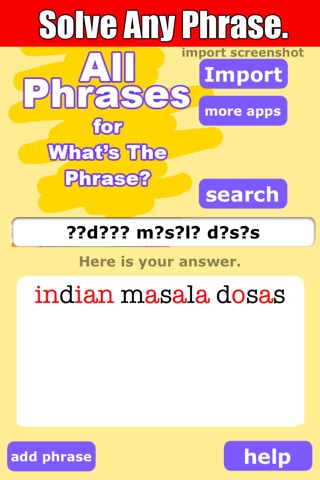 All Phrases Free Cheat for Whats The Phrase screenshot 2