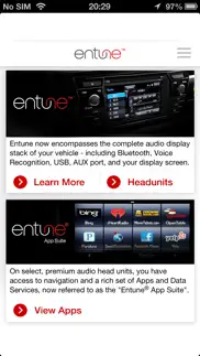 entune audio simulator iphone screenshot 1