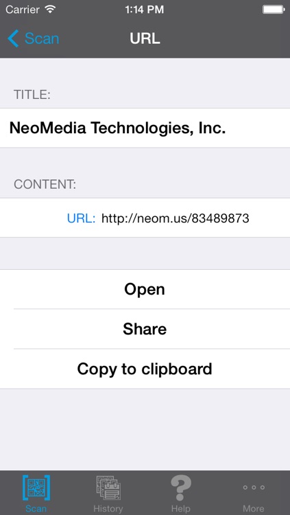 Leitor Neo – QR & Mobile Barcode Scanner