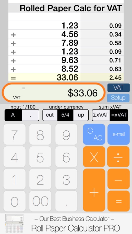 Calculator for VAT Lite