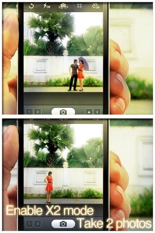 X2 Camera - Clone Yourself, Flying, Invisible Photo, and Split Pic screenshot 2