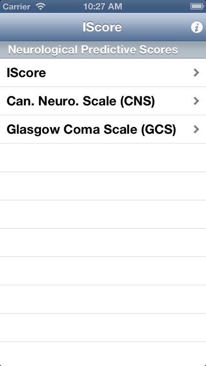 IScore - Ischemic Stroke Predictive Risk Score