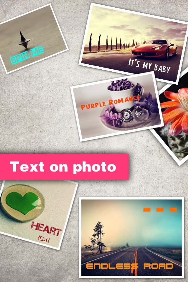 Texts on Photo HD Pro – text over picture & caption designs editor screenshot 2