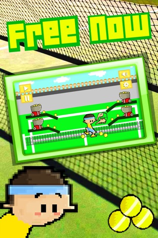 Pixel Tennis Player Madness Free Game screenshot 3