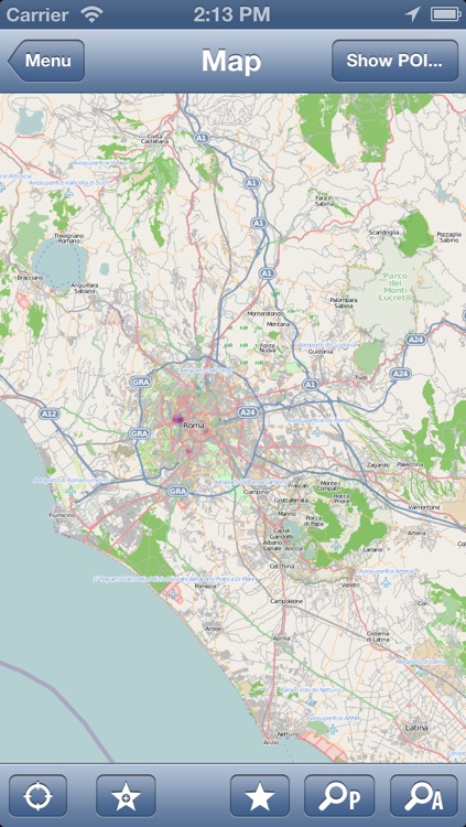 Rome, Italy Offline Map - PLACE STARS
