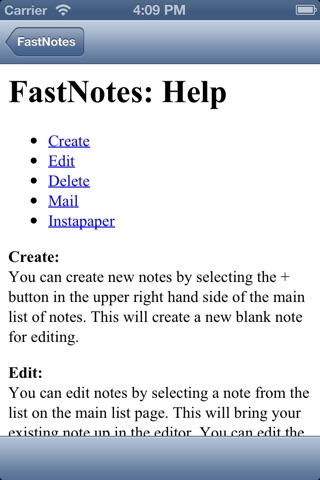 FastNotes! screenshot 3