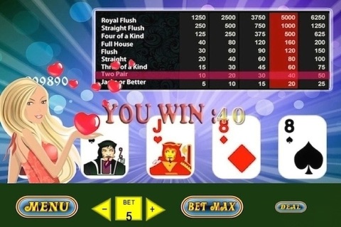 Free Las Vegas Casino Video Poker 6 in 1 screenshot 4