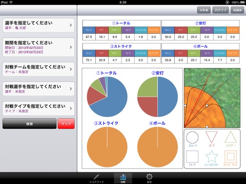ベースボールチャート screenshot 2