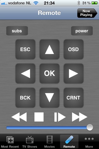 Visual XBMC - remote control for XBMC screenshot 4