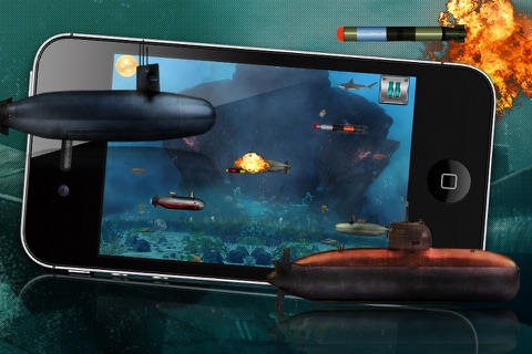Angry Battle Submarines - A War Submarine Game! screenshot 2