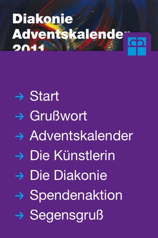 Diakonie-Adventskalender 2011 screenshot 3