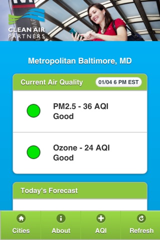 Clean Air Partners Air Quality screenshot 2