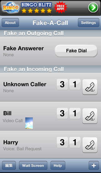 Fake-A-Call Freeのおすすめ画像5