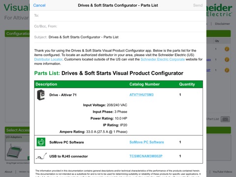 Drives & Soft Starts Visual Product Configurator screenshot 4