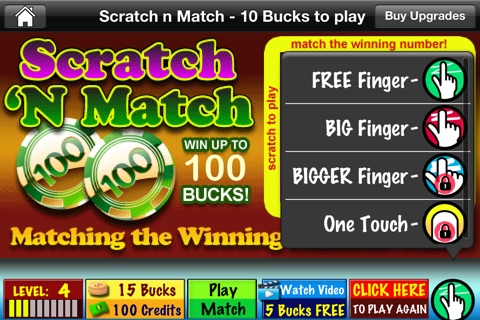 Scratchers - Free Instant Scratch Off Lucky Lottery Tickets screenshot 4