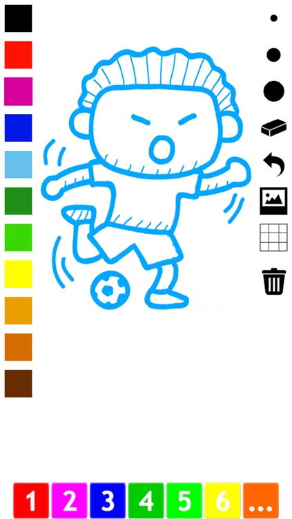 Coloring Book of Soccer for Children: Learn to color the world of football screenshot-4