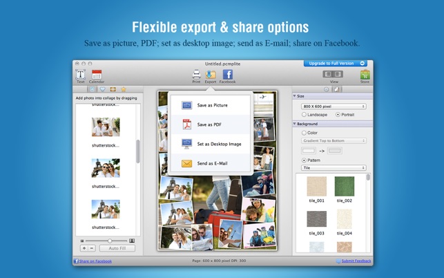 Picture Collage Maker Lite On The Mac App Store