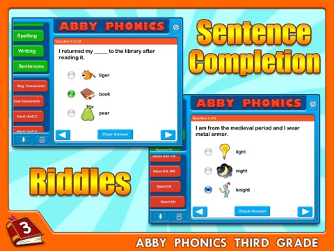 Abby Phonics - Third Grade HD screenshot 4