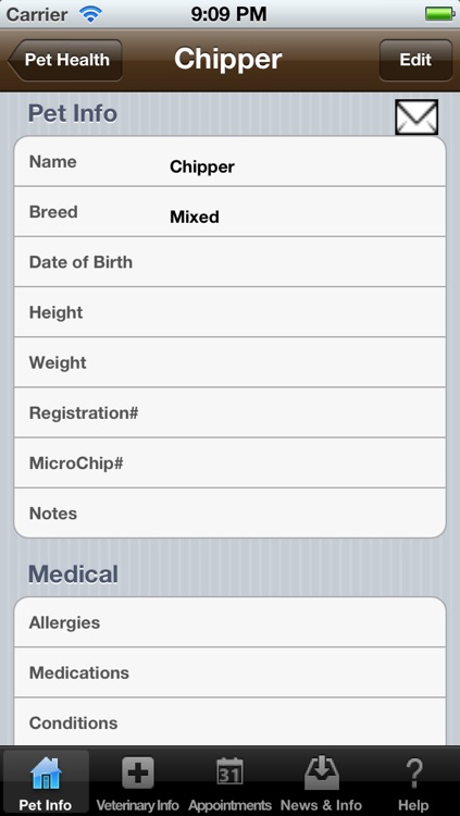 Pet Health (Medical Diary and Log)