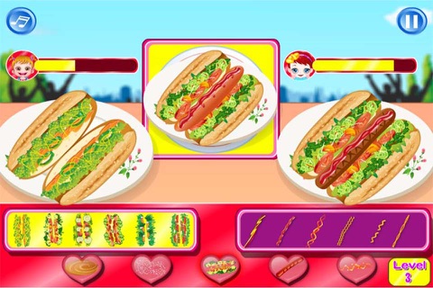 Baby Hot Dog Contest : Cooking & Makeover & Decorate screenshot 2