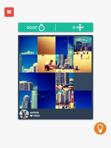 Puzz! for Instagram - Solve fun jigsaw puzzles with photos and images of Instagram screenshot 4
