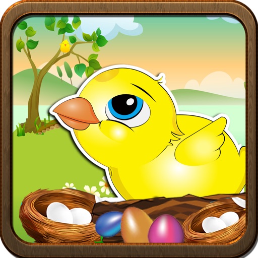 A Cute Chicken Story Catch the Eggs Game icon