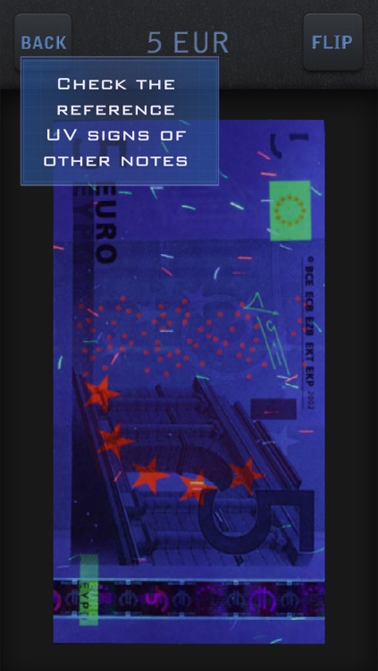 UV Lamp Simulator - Counterfeit Money Check - Bills Secret Security Prank Tool