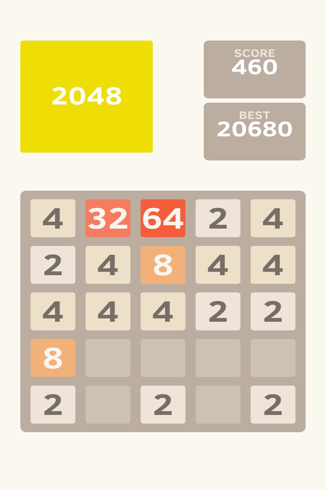 2048 5x5 Classic Edition screenshot 2