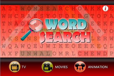 Word Search ShowTime (TV, Movie, Animation) screenshot 2