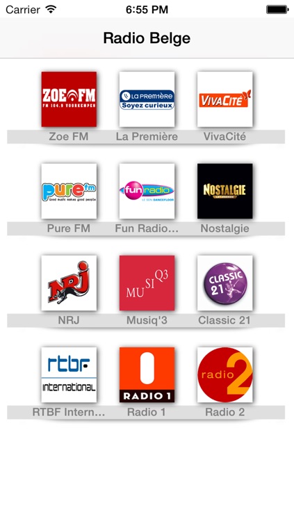 Mes Radios Belgique : Toutes les radios Belges dans la même app ! Vive la radio ;)