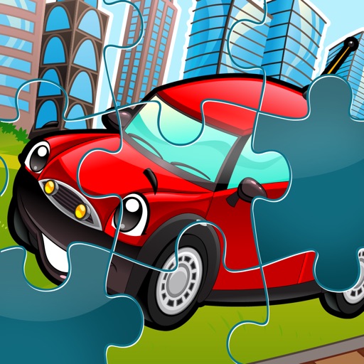 City Puzzles - Car jigsaw puzzle game for children and parents with the world of vehicles iOS App