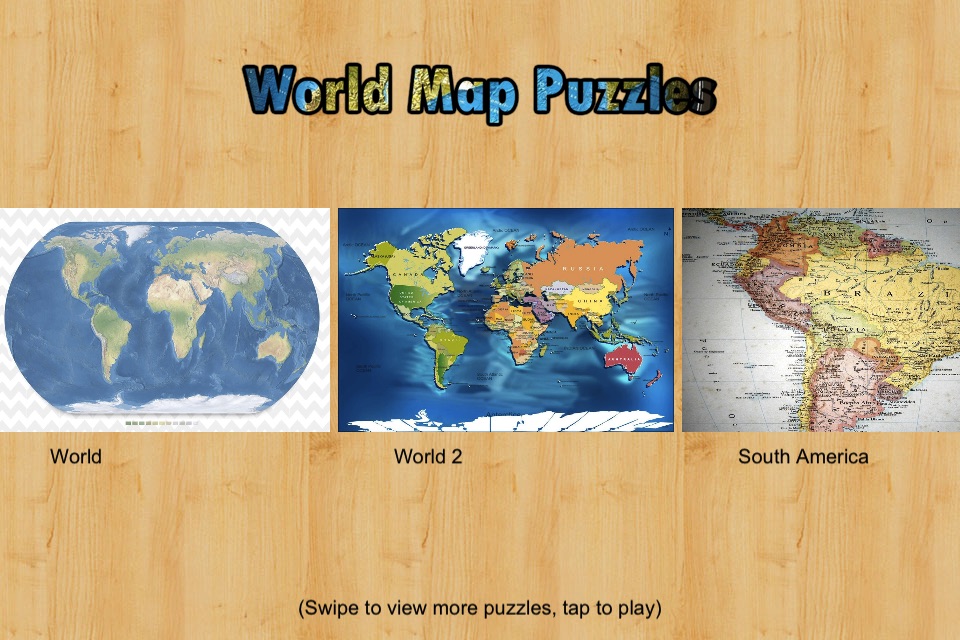 World Map Puzzle (Jigsaw) screenshot 3