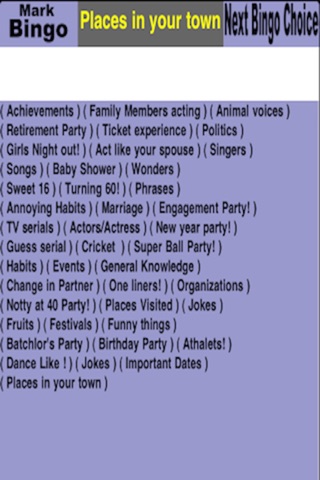 MyChoice Bingo screenshot 3