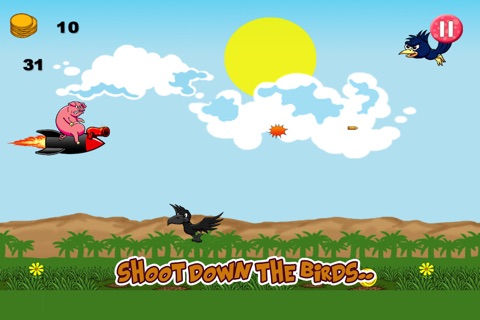 A Fast Flying Piggy Adventure - Free 'Attack of the Birds' screenshot 3