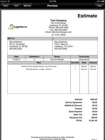 ES2 Flat Rate screenshot 3