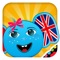 iPlay English: Kids Discover the World - children learn to speak a language through play activities: fun quizzes, flash card games, vocabulary letter spelling blocks and alphabet puzzles