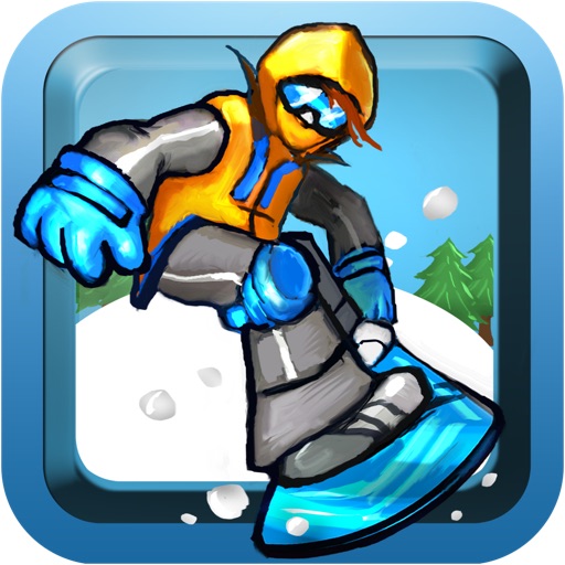 Xtreme Downhill Ski And Snowboard Chase Icon