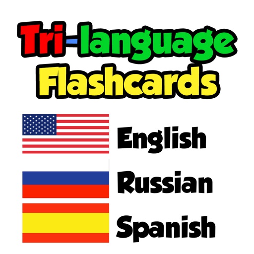 Flashcards - English, Russian, Spanish icon