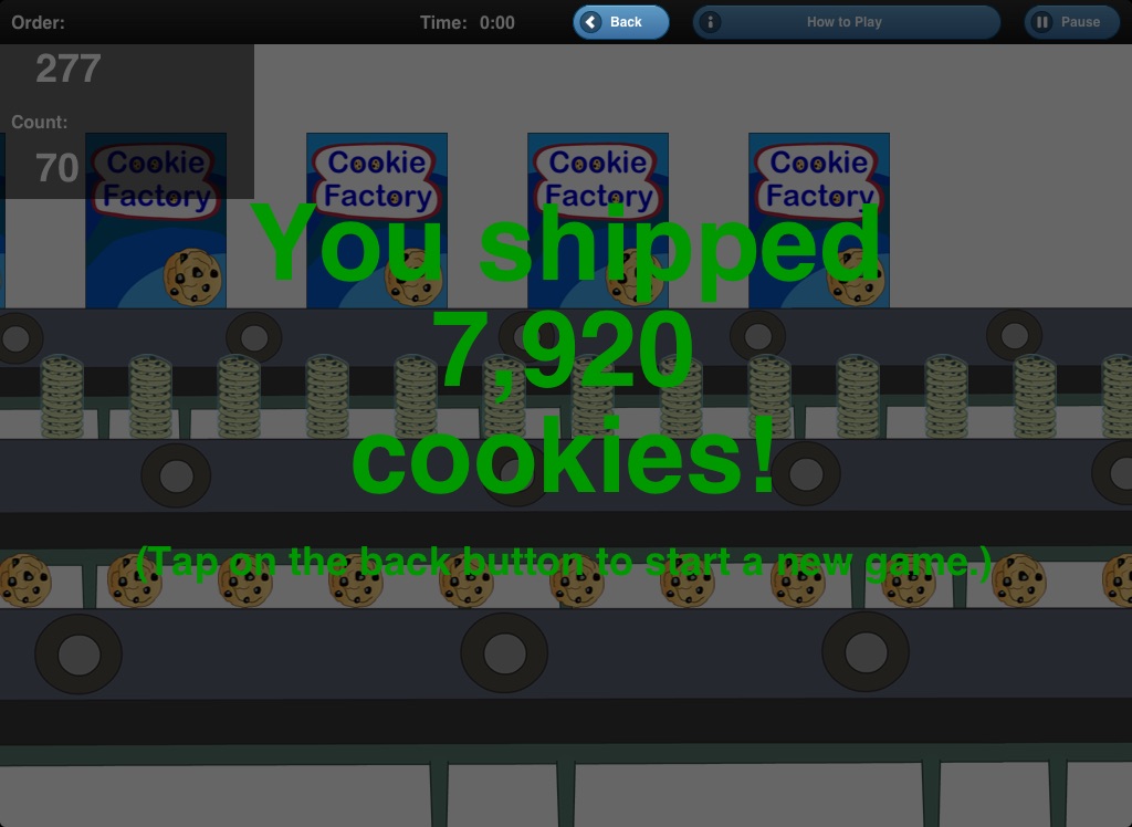 Chocolate Chip Cookie Factory: Place Value FREE screenshot 3