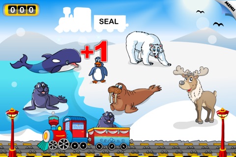 Animal Train - First Word by 22learn screenshot 4