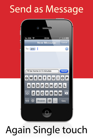 Write - One touch speech to text dictation, voice recognition with direct message sms email and reminders. screenshot 2