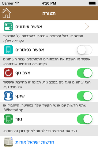 Israel Newspapers screenshot 2