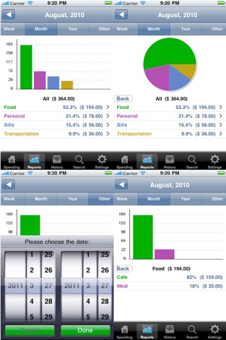 MoneyBook Lite screenshot 2